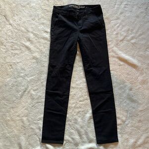 American Eagle black skinny pants